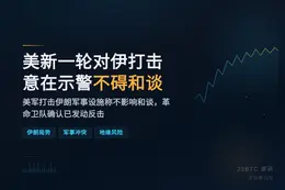 美新一轮对伊打击意在示警不碍和谈