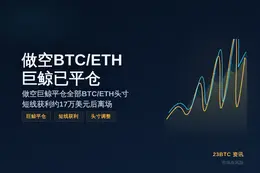 做空BTC/ETH巨鲸已平仓
