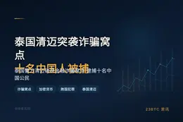 泰国清迈突袭诈骗窝点 十名中国人被捕