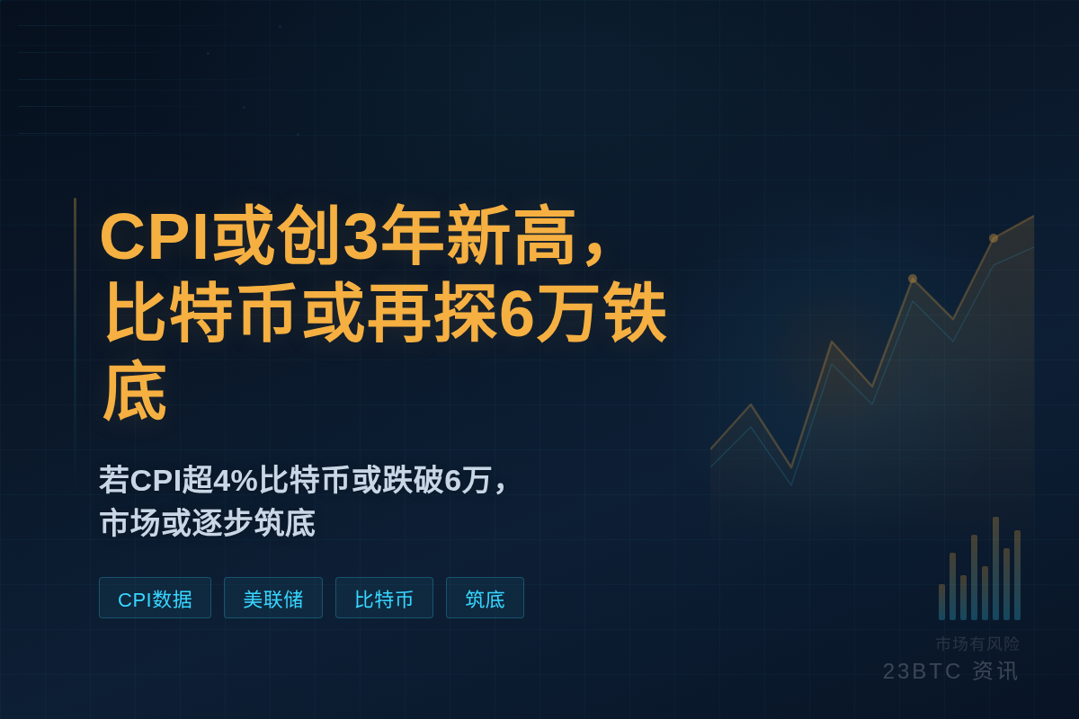 CPI或创3年新高，比特币或再探6万铁底