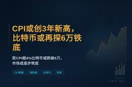 CPI或创3年新高，比特币或再探6万铁底