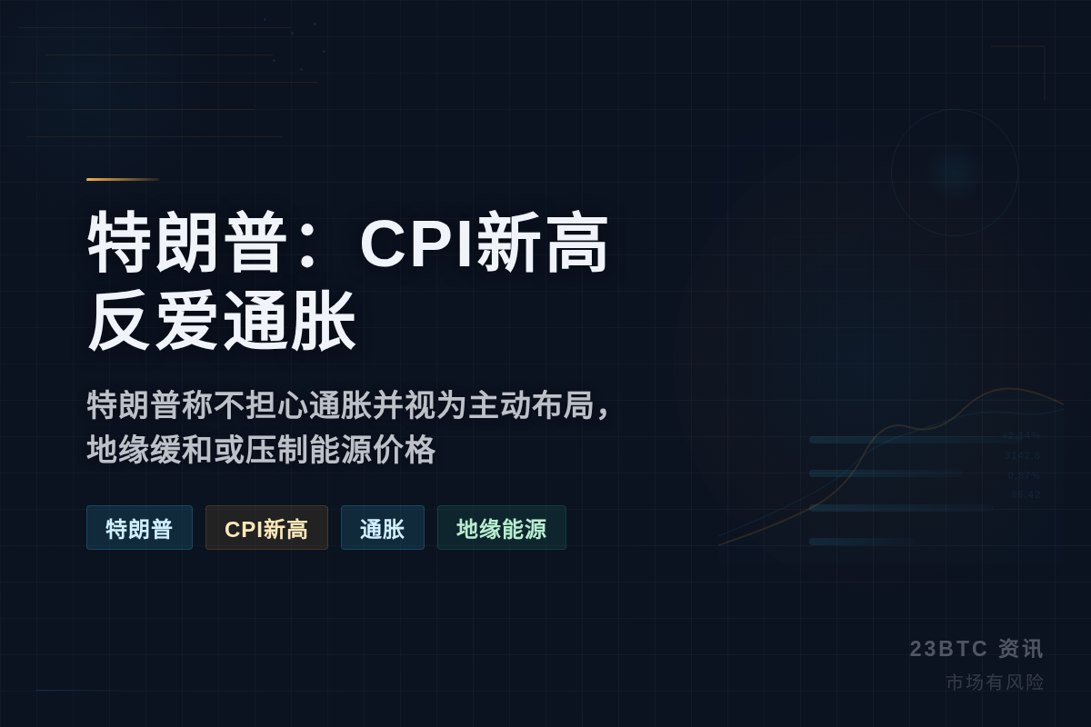 特朗普:CPI新高反爱通胀插图1 特朗普:CPI新高反爱通胀