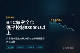 2026-06-11 00:19:38 BTC做空全仓强平控制83000U以上