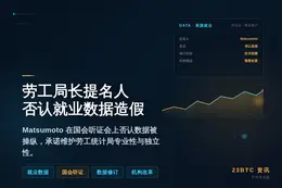 劳工局长提名人在国会听证会否认就业数据造假