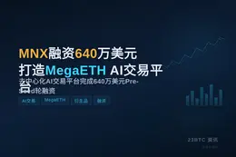 MNX融资640万美元，打造MegaETH AI交易平台