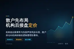 散户先布局，机构后接盘定价