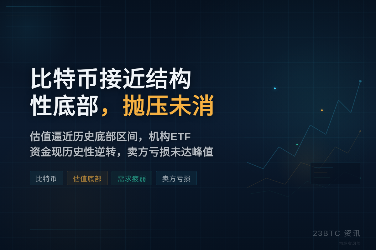 比特币接近结构性底部,抛压未消插图1 比特币接近结构性底部,抛压未消