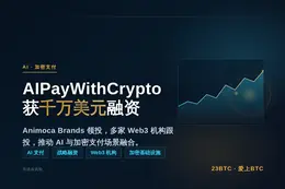 AIPayWithCrypto获千万美元融资，多家机构参投
