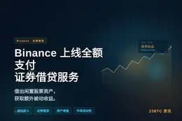 Binance上线全额支付证券借贷，轻松赚被动收入