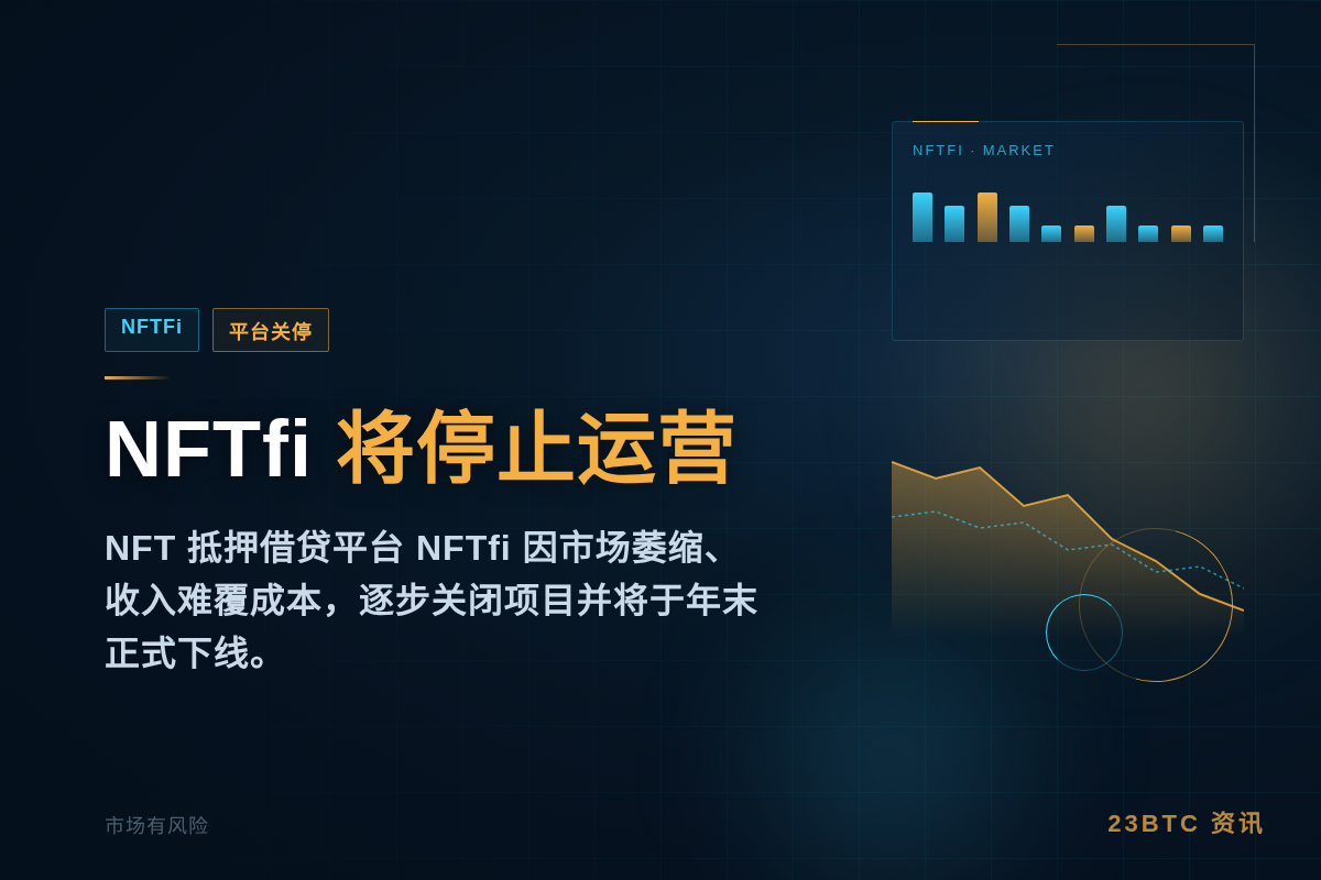 NFTfi将于8月31日停止运营