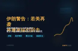 伊朗警告：若美再袭 将遭更猛烈回击