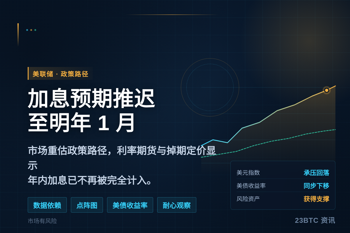 美联储加息预期推迟至明年1月插图1 美联储加息预期推迟至明年1月