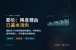 耶伦：美国降息理由消退，通胀与债务风险并存