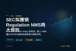 SEC拟撤销Regulation NMS两大核心规则