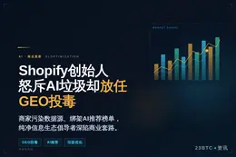 Shopify创始人怒斥AI垃圾却放任GEO投毒
