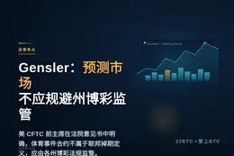 Gensler：预测市场不应规避州博彩监管