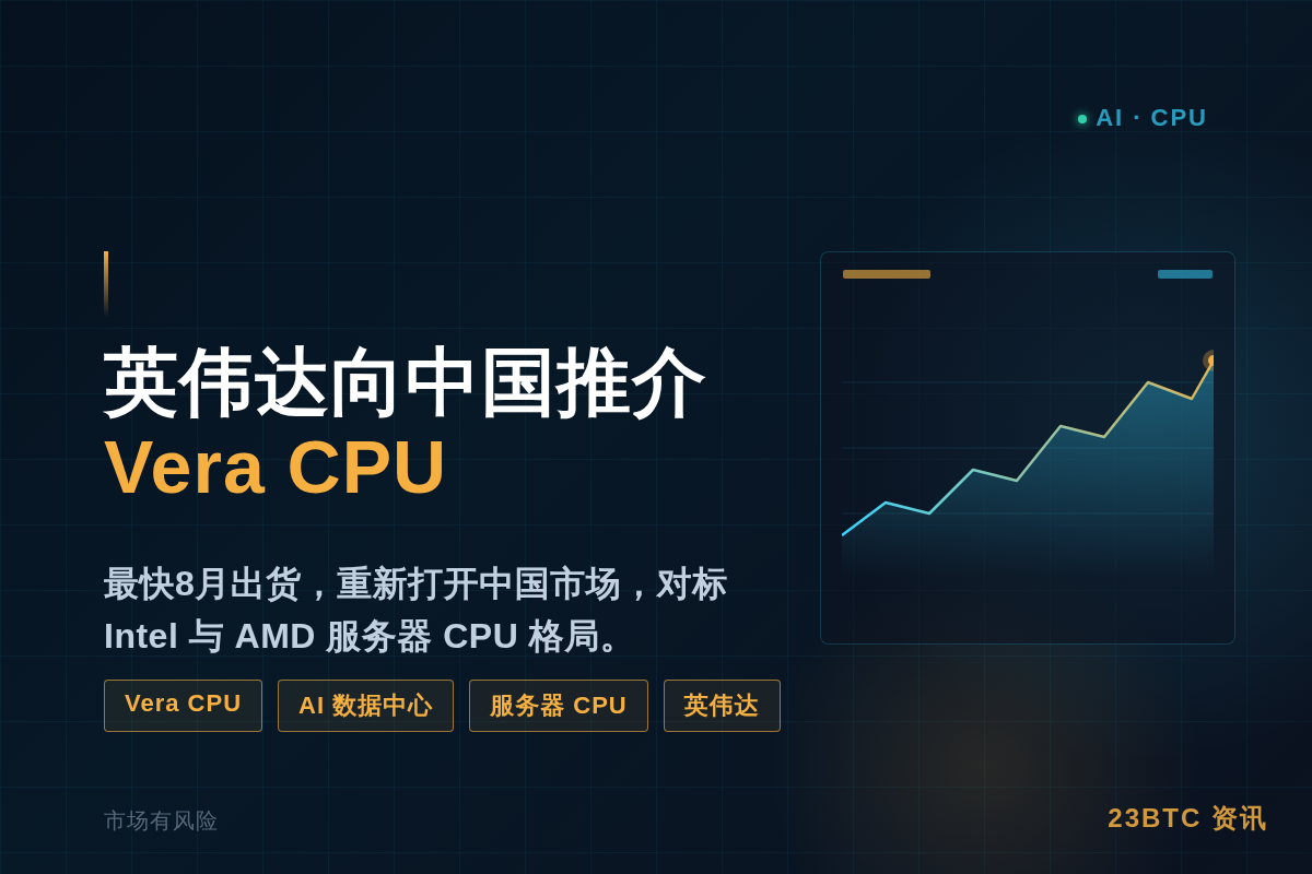 英伟达向中国客户推介Vera CPU，最快8月出货