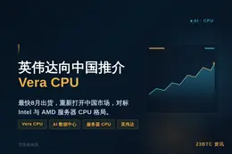 英伟达向中国客户推介Vera CPU，最快8月出货