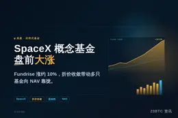 SpaceX概念基金盘前大涨，Fundrise涨10%