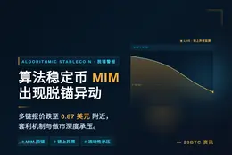 MIM脱锚！Blockaid监测算法稳定币异常