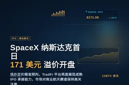 SpaceX纳斯达克首日开盘价171美元超IPO定价