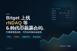 Bitget上线rNDAQ等6种代币股票合约