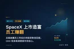 SpaceX 上市造富，员工赚翻
