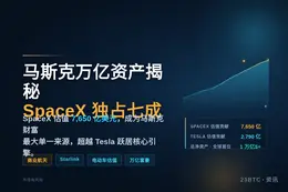 马斯克万亿资产揭秘：SpaceX独占七成