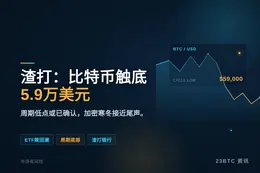 渣打银行：比特币触底5.9万美元，加密寒冬将尽
