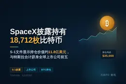 SpaceX上市S-1文件披露持有18,712枚BTC