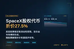 PreStocks上SpaceX股权代币折价27.5%