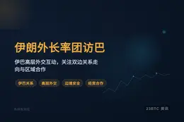 伊朗代表团14日访巴