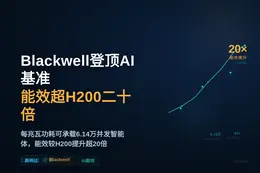 Blackwell登顶智能体基准，能效超H200二十倍