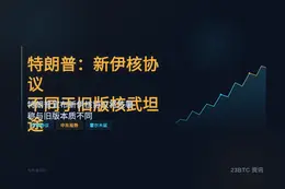 特朗普：新伊核协议不同于旧版“核武坦途”
