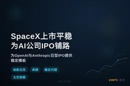 SpaceX 上市平稳，为AI公司IPO铺路