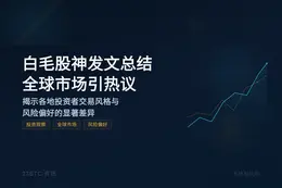 白毛股神发文总结全球市场引热议