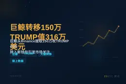 巨鲸转移150万TRUMP值316万美元