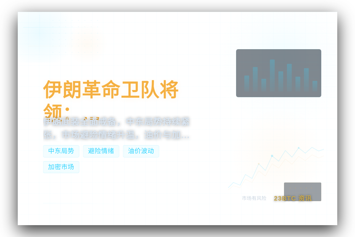 伊朗革命卫队将领:已备战一切敌对行动插图1 伊朗革命卫队将领:已备战一切敌对行动