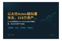 以太坊Aztec疑似遭攻击，219万资产流出