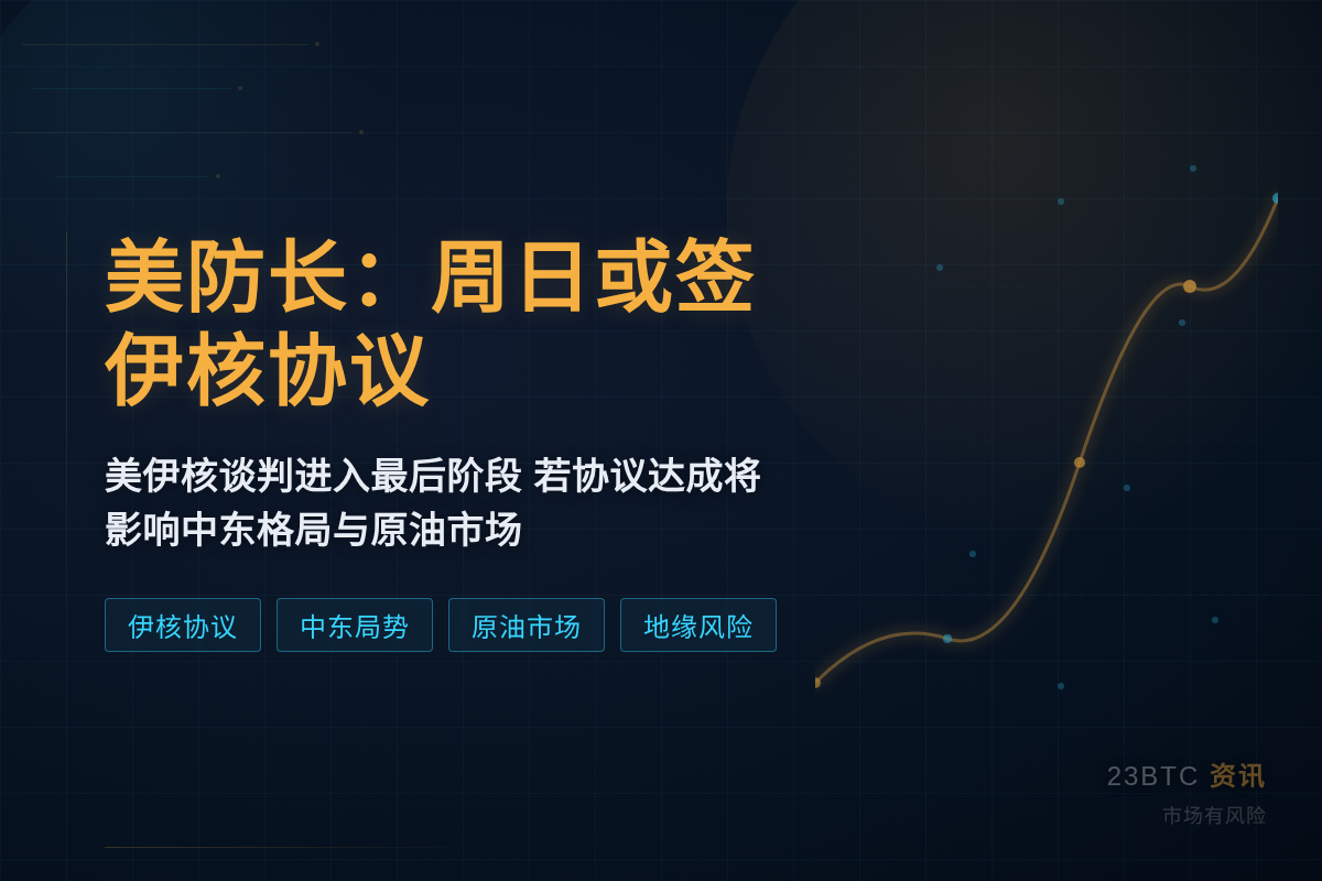 美防长:周日或签伊核协议插图1 美防长:周日或签伊核协议