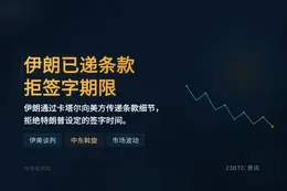 伊朗已递条款，拒特朗普时间签协议
