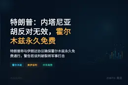 特朗普：内塔尼亚胡反对无效，霍尔木兹永久免费