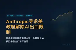 Anthropic寻求美政府解除AI出口限制