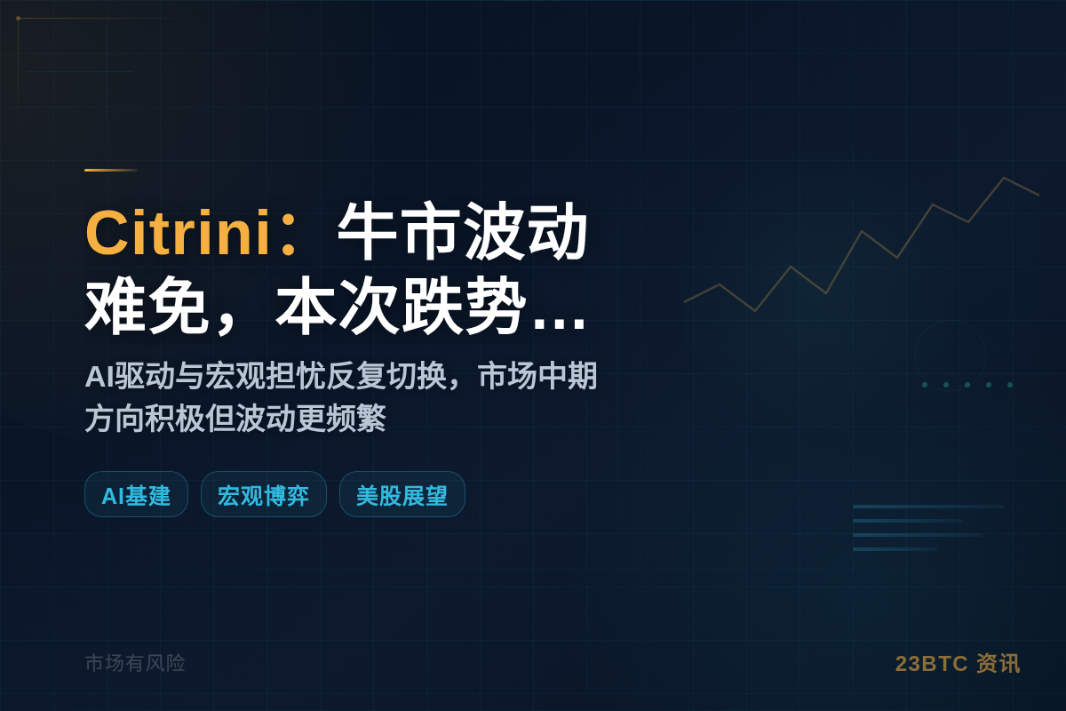 Citrini:牛市波动难免,本次跌势或延长插图1 Citrini:牛市波动难免,本次跌势或延长