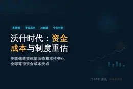 沃什时代：市场交易全球资金成本与制度重估