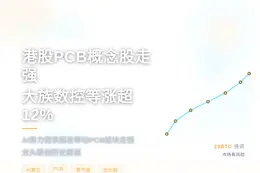 港股PCB概念股走强 大族数控等涨超12%