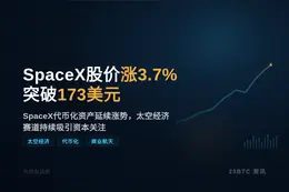 SpaceX股价涨3.7%突破173美元