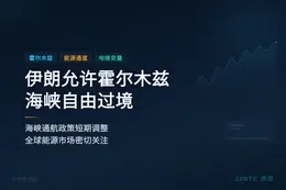 伊朗允许霍尔木兹海峡自由过境60天