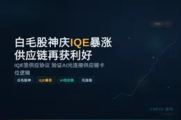 白毛股神庆IQE暴涨，AI供应链再获利好