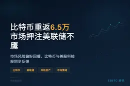 比特币重返6.5万，市场押注美联储不鹰